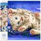 Diamond Dotz Baby Tiger Roly Poly Diamond Painting Kits for Adults - Diamond Art Kits a Relaxing Creative Craft Kit with Dotz Gems 11x14